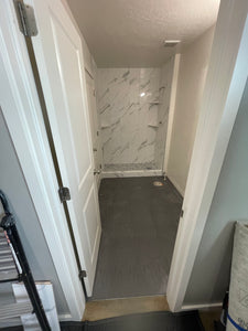 Walk-in Shower Tile Install